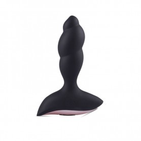 vibratore anale ricaricabile stimolatore prostata dildo fallo vibrante prostatico in silicone nero