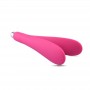 Vibratore dildo vibrante doppio falo stimolatore vaginale anale in silicone 2 slap sex toys