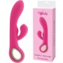 Vibratore vaginale rabbit dildo doppio vibrante stimolatore clitoride in silicone rosa