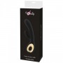 Vibratore rabbit nero doppio con stimolatore clitoride in silicone e ricaricabile dildo vibrante