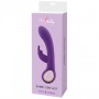 Vibratore vaginale doppio rabbit dildo vibrante con stimolatore vaginale in silicone impermeabile