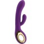 Vibratore vaginale doppio rabbit dildo vibrante con stimolatore vaginale in silicone impermeabile