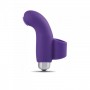 stimolatore vaginale fallo mini vibrante da dito in silicone per clitoride