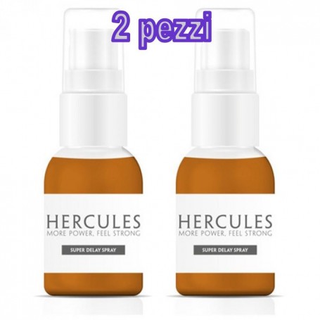 kit 2 pz Ritardante contro eiaculazione precoce hercules spray per uomo