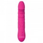 Vibratore in silicone realistico vaginale fallo dildo vibrante ricaricabile impermeabile rosa