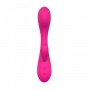 Vibratore rabbit doppio dildo vibrante ricaricabile fallo realistico con stimolatore clitoride