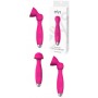 stimolatore vaginale vibratore clitoride massaggiatore body wand massanger in silicone pink