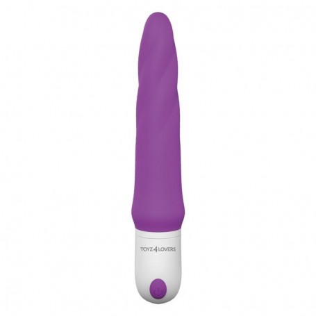 Vibratore in silicone realistico vaginale anale dildo fallo vibrante in silicone unicorn vibe purple