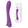 Vibratore ricaricabile vaginale in silicone massaggiatore stimolatore fallo dildo vibrante plot clit purple