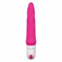 Vibratore realistico in silicone realistico vaginale anale dildo fallo vibrante in silicone vibe pink