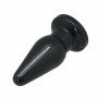 plug anale slim maxi butt fallo dildo anale con pietra nero