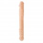 Fallo doppio dildo vaginale anale realistico sex toy per uomo e donna color carne