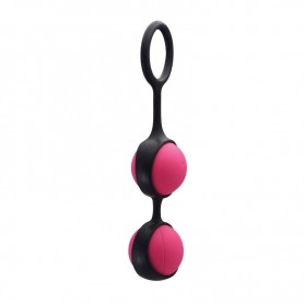 Massaggiatore pavimento pelvico ovetto Palline vaginali rosso nero geisha sex toys