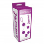 Palline del piacere anali vaginali jelly anal love balls violet