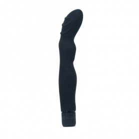 Vibratore per punto G stimolatore vaginale dildo fallo vibrante nero per donna