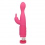 Vibratore rabbito smuss dildo vaginale con stimolatore per clitoride fallo vibrante in silicone rosa
