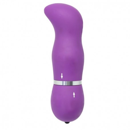 Stimolatore vaginale dildo fallo vibrante per donna purply slim