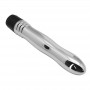 stimolatore vibratore vaginale per clitoride silver fallo dildo vibrante sex toys long