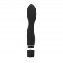 Vibratore stimolatore vaginale nero slim dildo fallo vibrante sex toyx per donna black