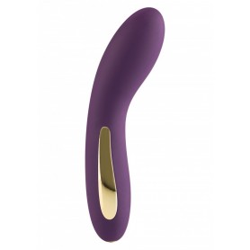 Vibratore vaginale stimolatore per punto G dildo fallo ricaricabile impermeabile sex toys purple