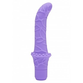 Vibratore dildo fallo vibrante vaginale per punto g stimolatore donna in silicone viola