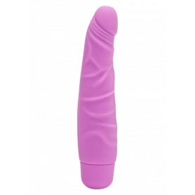 Vibratore vaginale anale pink realistico fallo dildo vibrante in silicone slim sex toys
