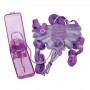 Stimolatore vaginale e clitoride vibratore indossabile per donna purple moth