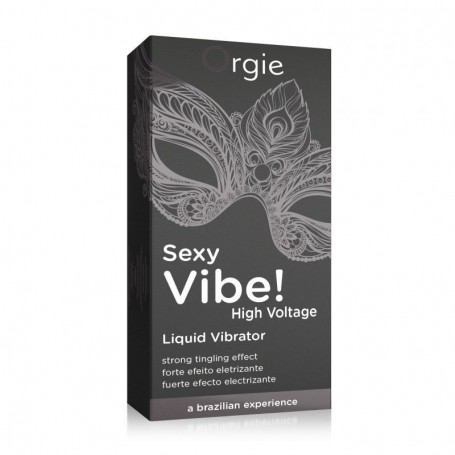 GEL STIMOLANTE lubrificante  SEXY VIBE HIGH VOLTAGE salva preservativo