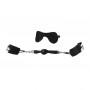 Costrittivo con manette morso gag e maschera