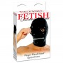 Maschera bondage extreme zipper head hood