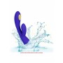 Vibratore rabbit ricaricabile dildo doppio fallo vibrante impermeabile con stimolatore clitoride