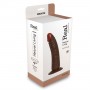 Vibratore realistico real rapture Brown 7'' Dildo vibrante