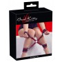 Costrittivo ki set bondage fetish manette e cavigliere harnes con corda bdsm restriant sexy