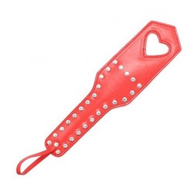 Paletta heart paddle red sculacciatore frusta frustino bondage fetisck spanker rosso