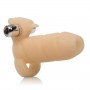 Guaina fallica indossabile anello fallico vibrante prolunga per il pene 4 Way Arouser Beaver