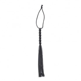 Frusta a frange several flogger black mini frustino nero bondage fetish sculacciatore