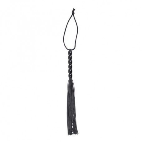 Frusta a frange several flogger black mini frustino nero bondage fetish sculacciatore