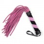 Frusta a frange line whip pink black frustino bondage fetish sadomaso sexy nero rosa