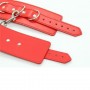 Polsiere cuffs belt red manette rosso bondage fetish costrittivo sexy harness