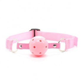 Easy breathable ball gag rosa costrittivo fetish bondage pink