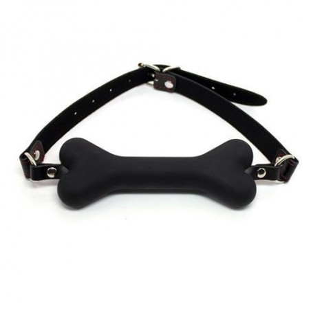 Easy dog gag nero morso ball costrittivo bondage fetish sex toys black