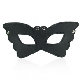 Butterfly mask black maschera indossabile bondage fetish sexy per uomo e donna