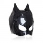 Cat mask large black maschera fetish bondage nero sexy per donna neutra bocca