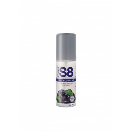 Lubrificante intimo vaginale anale 125 ml Blackcurrant lube gel crema a base acqua s8