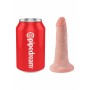 fallo realistico con ventosa dildo king cock clear vaginale anale 5 sex toys flesh