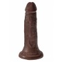 fallo realistico con ventosa dildo king cock brown vaginale anale 5 sex toys marrone