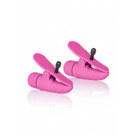 stimolatore per cappezzoli seno vibratore pinze vibranti sex toys donna rosa