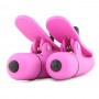 stimolatore per cappezzoli seno vibratore pinze vibranti sex toys donna rosa