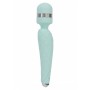 Stimolatore ricaricabile wand vibratore vaginale per clitoride in silicone blu