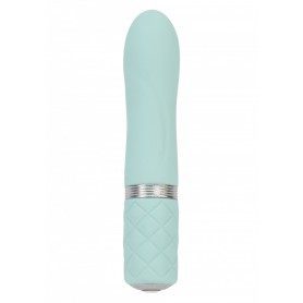 Vibratore vaginale stimolatore in silicone blu fallo vibrante mini ricaricabile